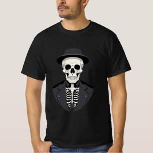 T-shirt Cool SKeleton Gangster