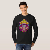 T-shirt Cool Skull Graphic Sombrero Dia De Los Muertos (Devant entier)