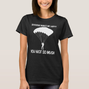 T-shirt Cool Skydiver Pour Hommes Femmes Skydiver Parachut