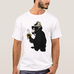 T-shirt cool smoking monking