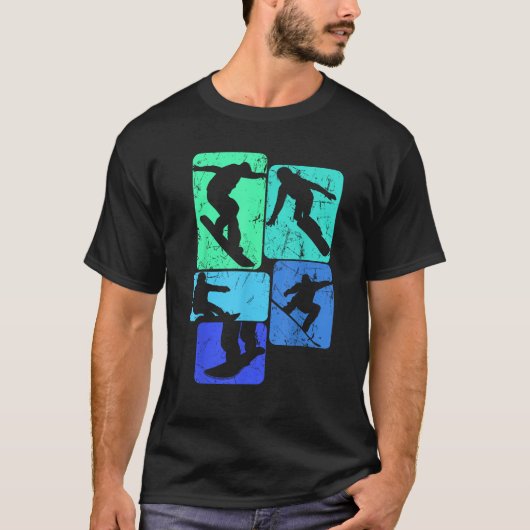 T-shirt Cool Snowboarder Apparel Gift Ideas Snowboarding K (Devant)