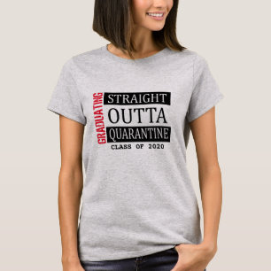 T-shirt cool sortant de la quarantaine diplôme drôle
