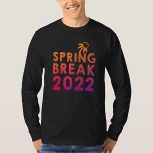 T-shirt Cool Spring Break 2022 Sunset Family Correspondanc