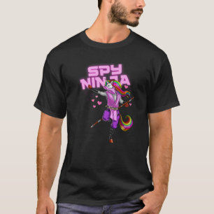 T-shirt Cool Spy Gaming Ninjas Gamer Unicorn Ninja Boy Gir