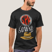 T-shirt Cool Spy Squad Kids Funny Secret Agent Group C (Devant)
