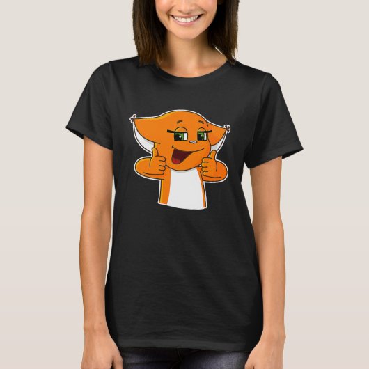 T-shirt Cool Squirrel Holding Thumbs Up (Devant)