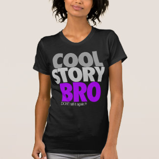 T-shirt Cool Story Bro (violet)
