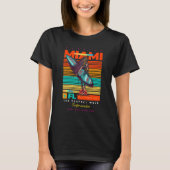 T-shirt Cool Summer Miami FL. Adventure Illustration Outfi (Devant)