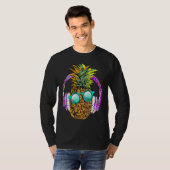 T-shirt Cool Summer Pineapple Graphic Illustration Outfit  (Devant entier)