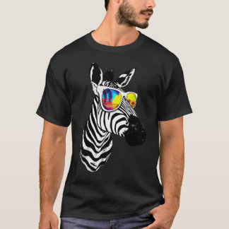 T-shirt Cool summer zebra