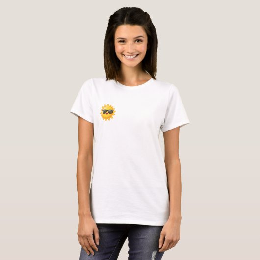 T-shirt Cool Sunny Smile (Devant entier)