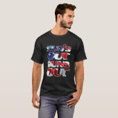 T-shirt Cool Suns Out Guns Gym Fitness Exercice Amérique (Devant entier)