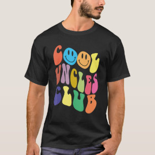 T-shirt Cool super Uncles Club Sourire coloré Père