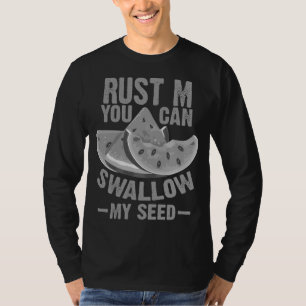 T-shirt Cool Swallow My Seed Funny Watermelon Don pour hom