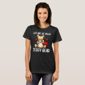 T-shirt Cool Teddy Ours Pour Hommes Femmes Jouet Stuffé Jo (Devant entier)