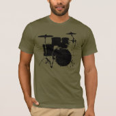 T-shirt Cool Tee pour un batteur (Devant)
