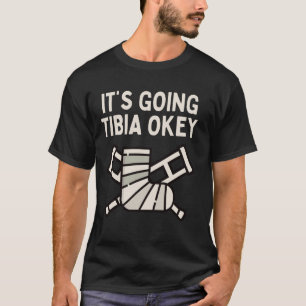 T-shirt Cool Tibia Hommes Femmes Jambe Jambe Jambe Ankle P