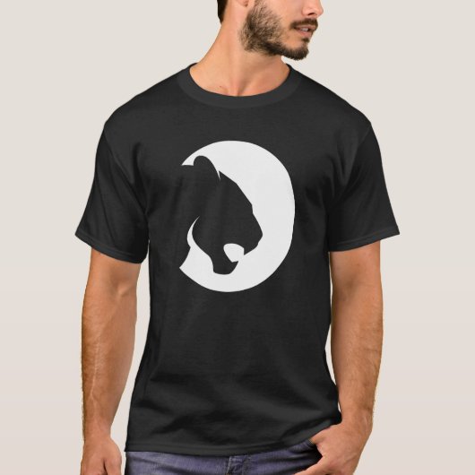 T-shirt Cool Tiger Leopard Cougar Puma Head Face Animal Wi (Devant)