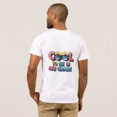 T-shirt Cool to be in 4th Grade Sunglasses Back to School (Dos entier)