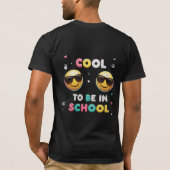 T-shirt Cool To Be In School Emoji Design (Dos)