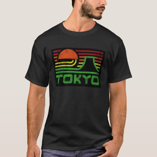 T-shirt Cool Tokyo Japan Outfit Illustration Graphic Cool  (Devant)