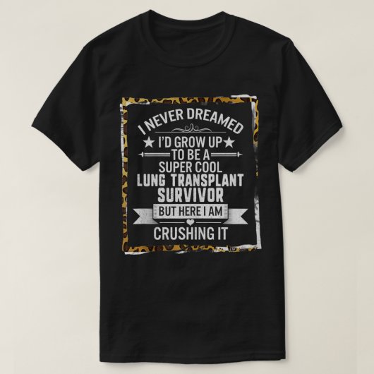 T-shirt Cool Transplantation pulmonaire Survivant Orgue Do (Design devant)