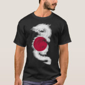 T-shirt Cool Trippy dragon EDM raves techno japonais (Devant)