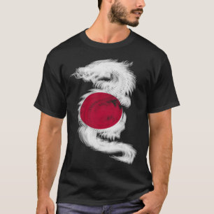 T-shirt Cool Trippy dragon EDM raves techno japonais