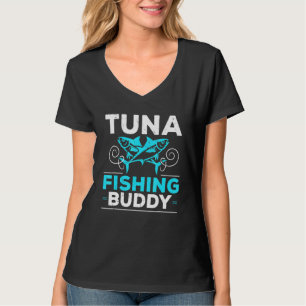 T-shirt Cool Tuna Pêche Buddy amis partenaire Tuna Fishe