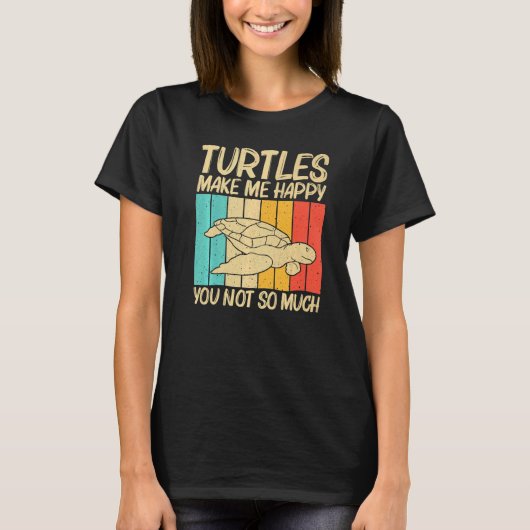 T-shirt Cool Turtle For Men Women Sea Turtle Aquatic Anima (Devant)