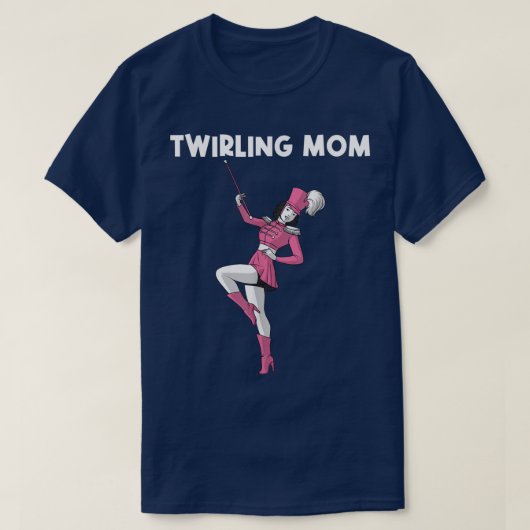 T-shirt Cool Twirling Design pour maman mère Baton Twirlin (Design devant)