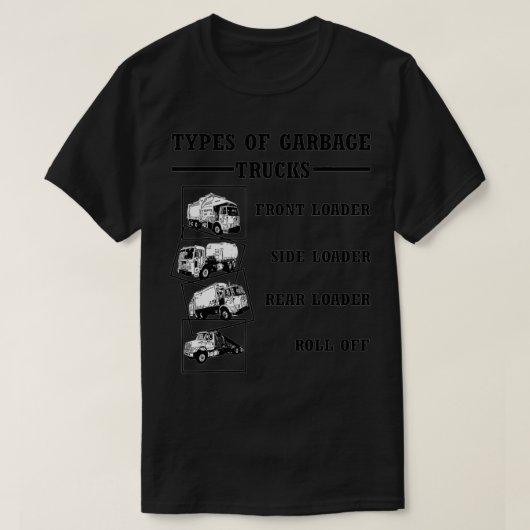 T-shirt Cool Types of Garbage (Design devant)