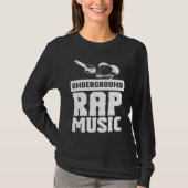 T-shirt Cool Underground Rap Music Rap (Devant)