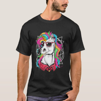 T-shirt Cool Unicorn Rainbow Chill Couleurs Colorant Sungl