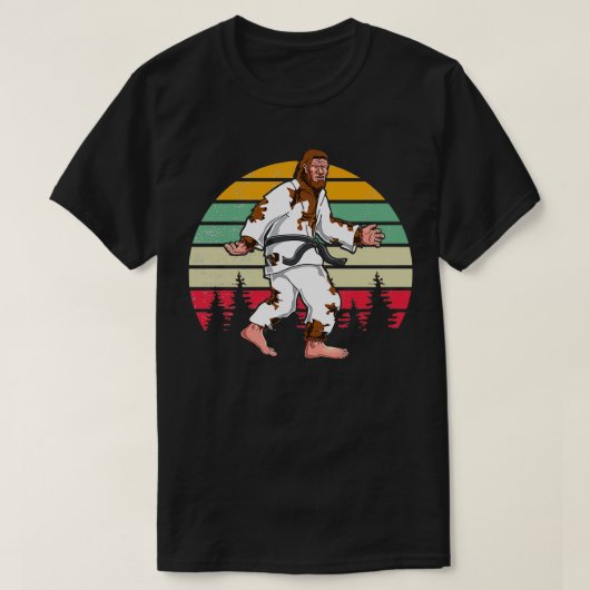 T-shirt Cool unique Bigfoot Karate Martial Arts Lover Cade (Design devant)
