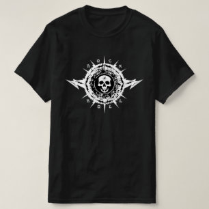 T-shirt Cool unique Rock & Roll Lourd Metal Skull Splatz