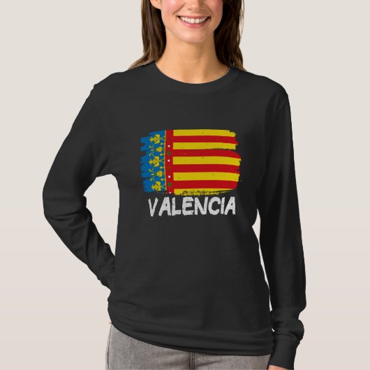T-shirt Cool Valencia Flag 1 (Devant)