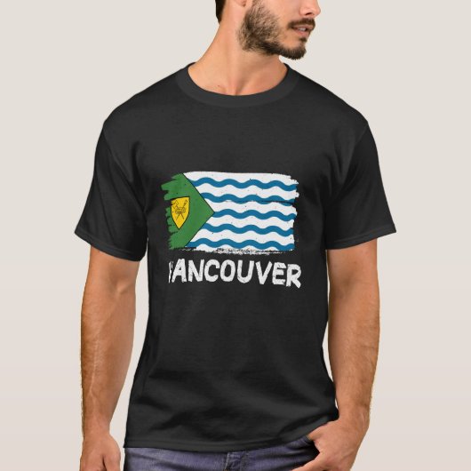 T-shirt Cool Vancouver Flag  1 (Devant)