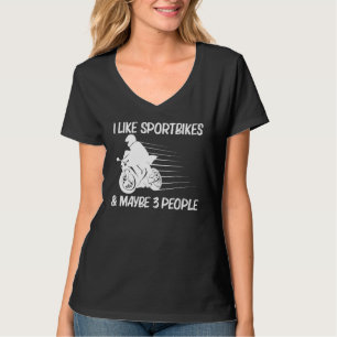 T-shirt Cool Vélo Sportbike Pour Hommes Femmes Motorcyc Pr