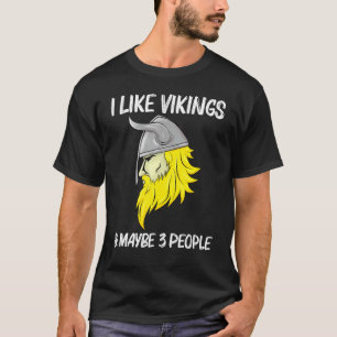 T-shirt Cool Viking Design Pour Hommes Femmes Casques Nors