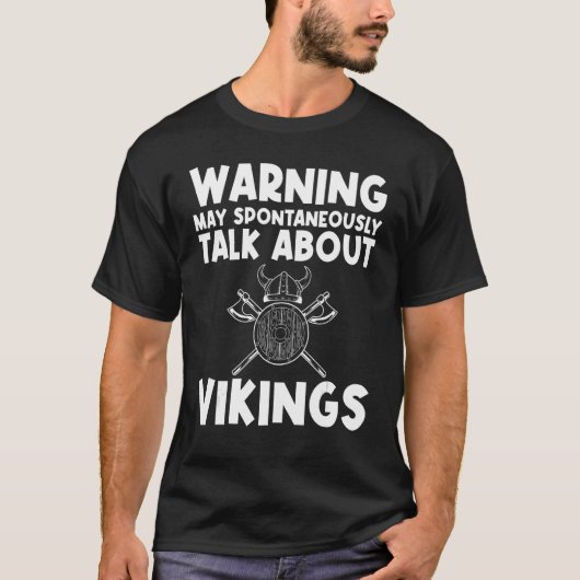 T-shirt Cool Viking Pour Hommes Femmes Epée Pirate Navire (Devant)