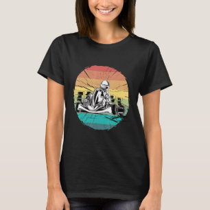 T-shirt cool vintage GoKart aller sport rapide voiture kar
