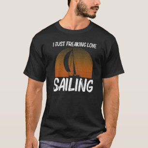 T-shirt Cool Voile Pour Hommes Femmes Voilier Voilier Voil