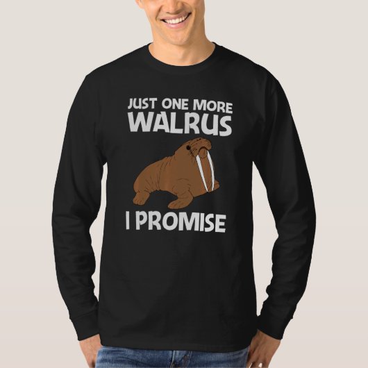 T-shirt Cool Walrus Pour Hommes Femmes Pôle Nord Pacifique (Devant)
