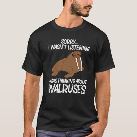 T-shirt Cool Walrus Pour Hommes Femmes Pôle Nord Pacifique (Devant)