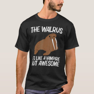 T-shirt Cool Walrus Pour Hommes Femmes Pôle Nord Pacifique
