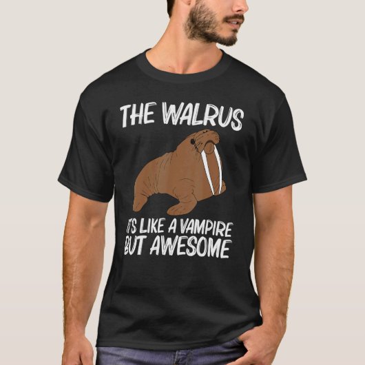 T-shirt Cool Walrus Pour Hommes Femmes Pôle Nord Pacifique (Devant)