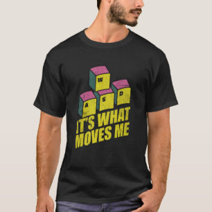 T-shirt Cool WASD PC Gamer Clavier C'est ce qui me déplace