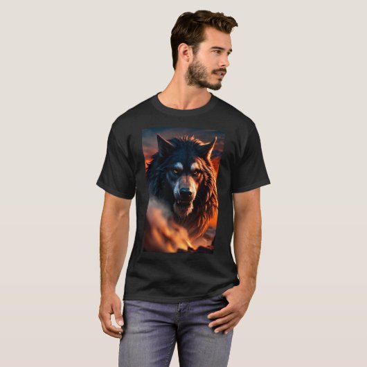 T-shirt Cool Werewolf Furry (Devant entier)