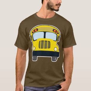 T-shirt Cool Yellow School Bus Driver Idée cadeau d'annive